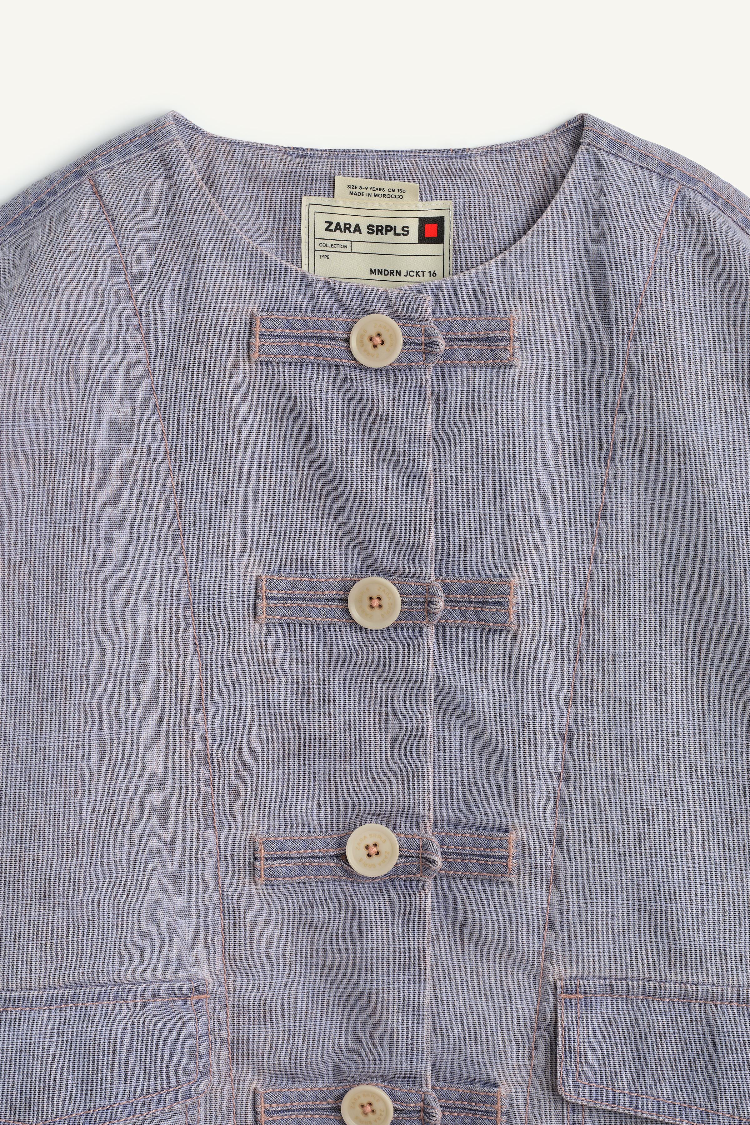BLOUSON COL MANDARIN 16